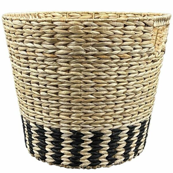 Classic Home & Garden 11.8 in. H X 13 in. D Natural Fiber Sahara Planter Brown 110109-724